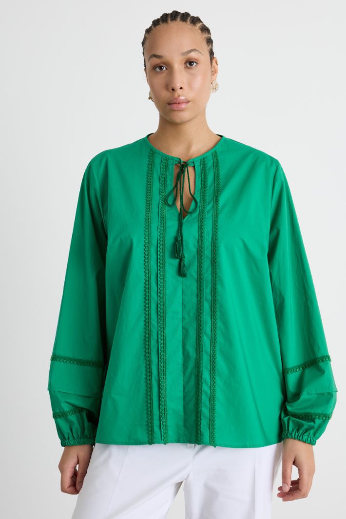 Macramé trim tunic Intrend - 2