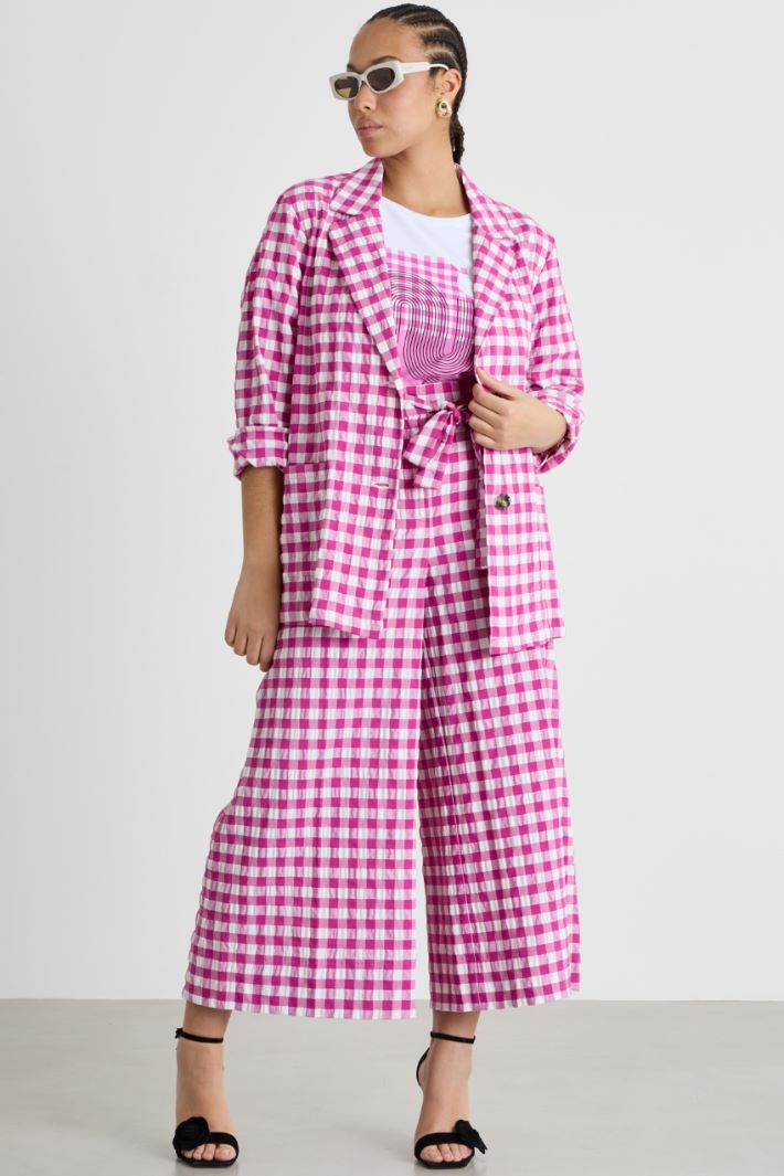 Giacca in seersucker Intrend