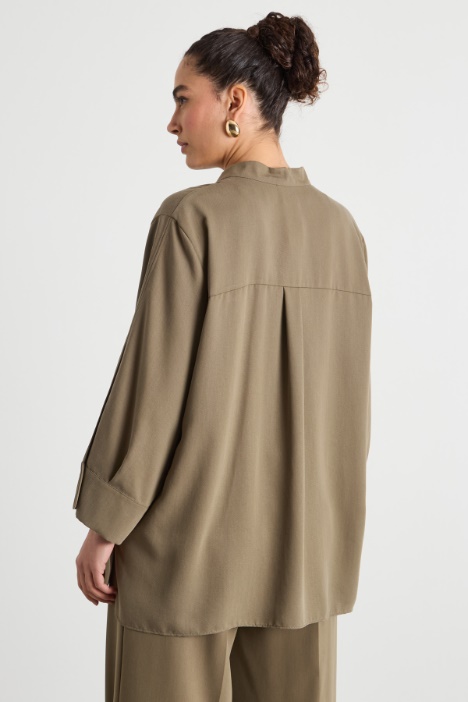 Casacca morbida con maniche ampie