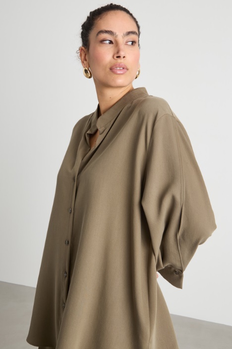 Casacca morbida con maniche ampie