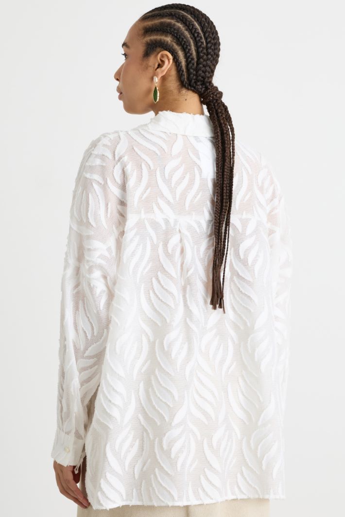 Blusa in fil coupé Intrend - 4