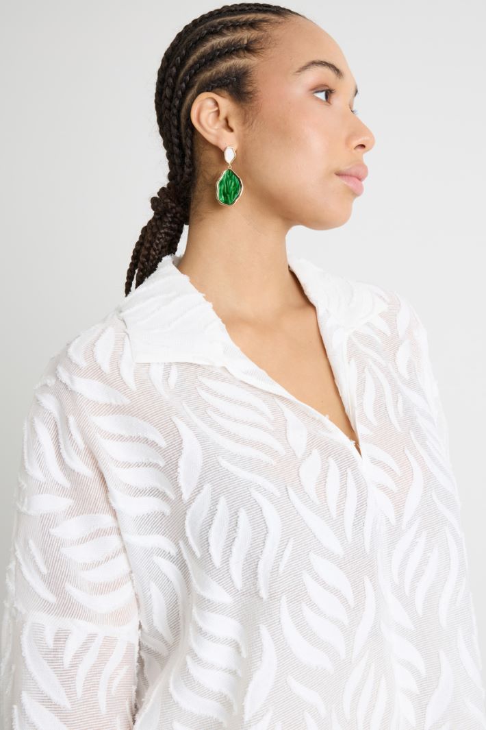 Blusa in fil coupé Intrend - 3