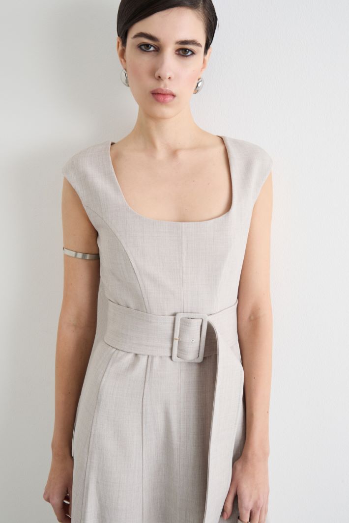 Abito in stuoia mélange Intrend - 3