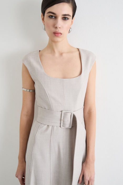 Abito in stuoia mélange