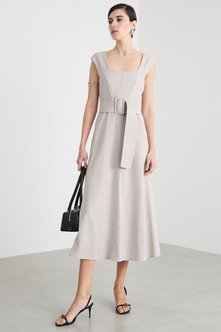 Abito in stuoia mélange Intrend