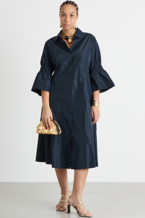 Abito chemisier in taffetà Intrend