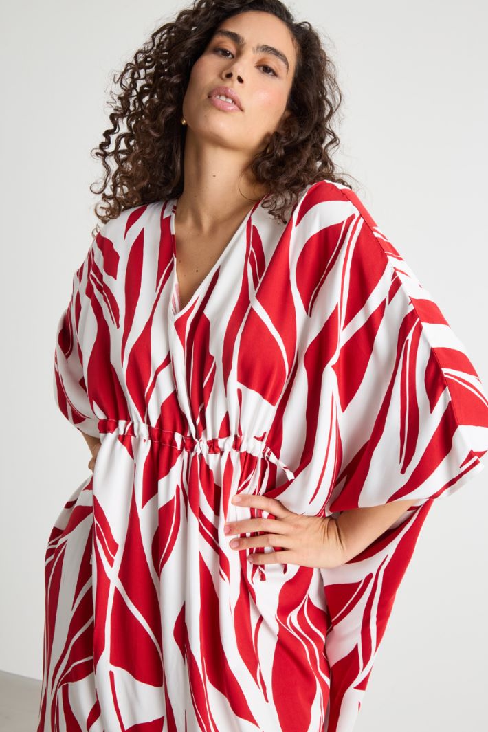 Satin kaftan dress Intrend - 3