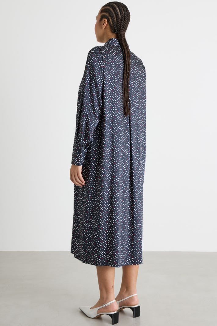 Shirt dress in twill Intrend - 4