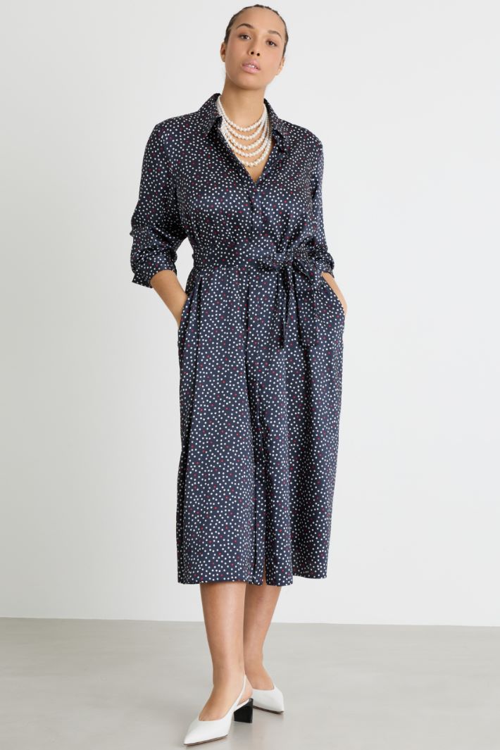 Shirt dress in twill Intrend - 2