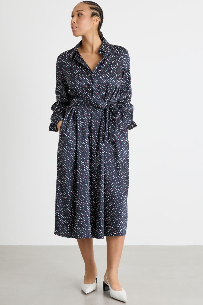 Shirt dress in twill Intrend