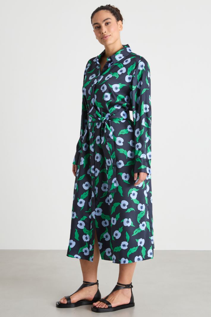 Shirt dress in twill Intrend - 2