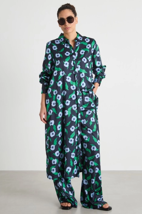 Shirt dress in twill - Intrend