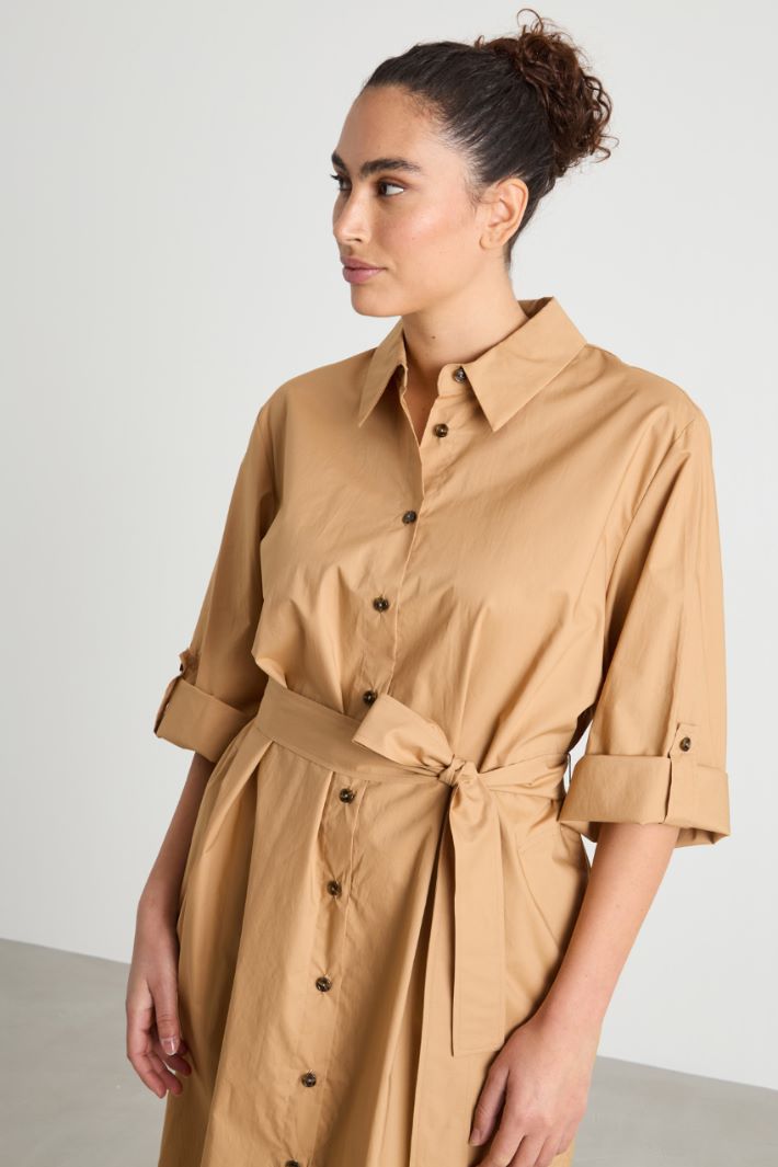 Poplin shirt dress Intrend - 3