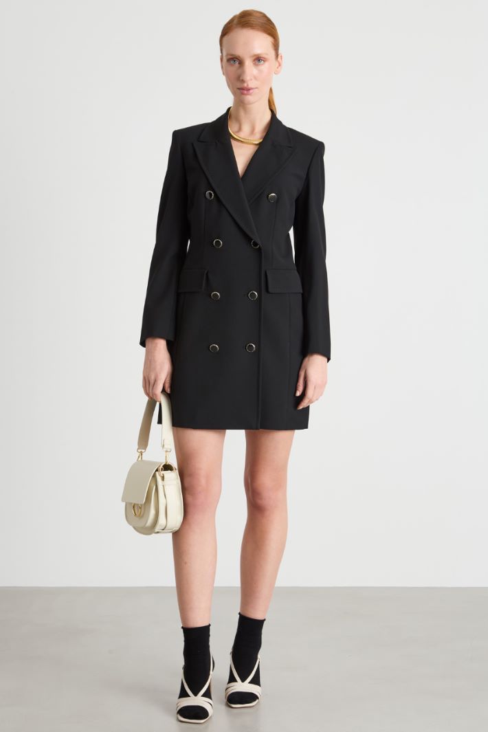 Double-Breasted Blazer Dress Intrend