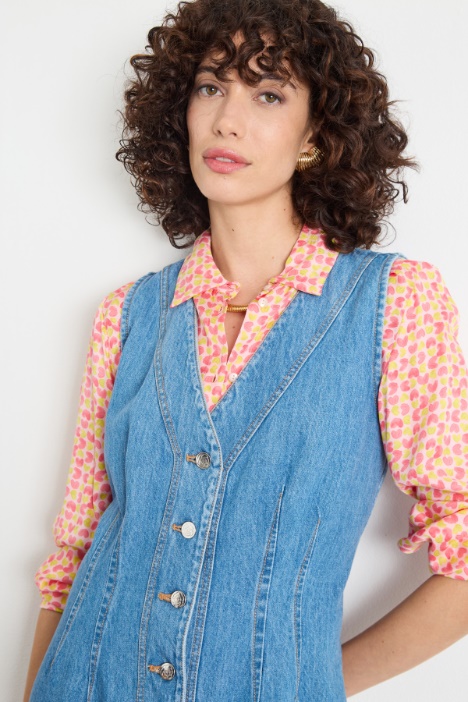 Abito corto smanicato