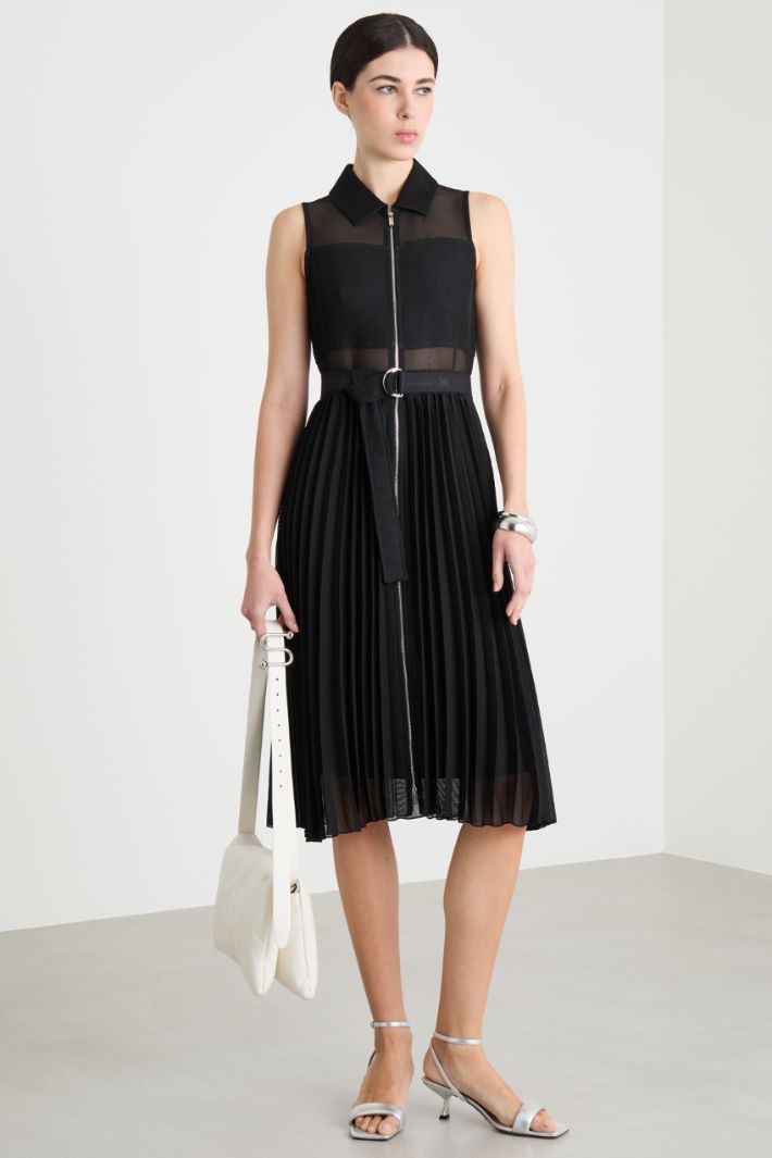 Chemisier in rete tecnica Intrend