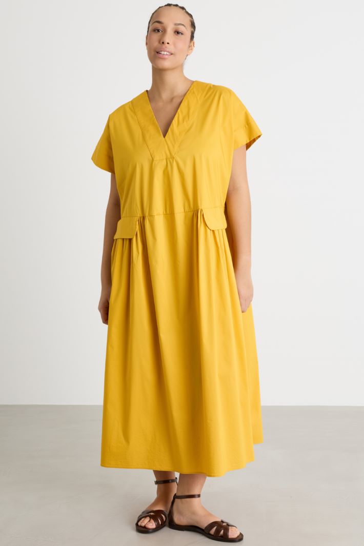 Abito midi in popeline stretch Intrend - 2