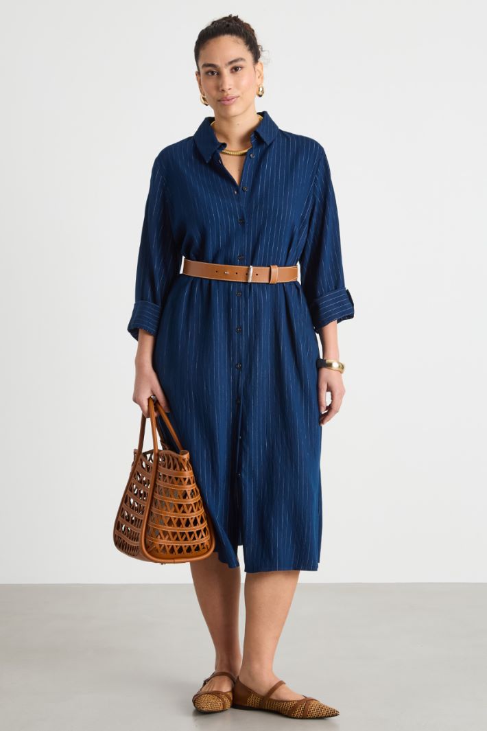 Pinstripe shirt dress Intrend