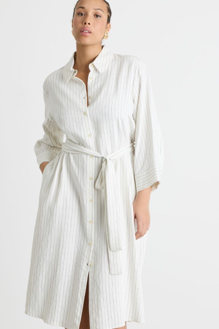 Pinstripe shirt dress Intrend - 2