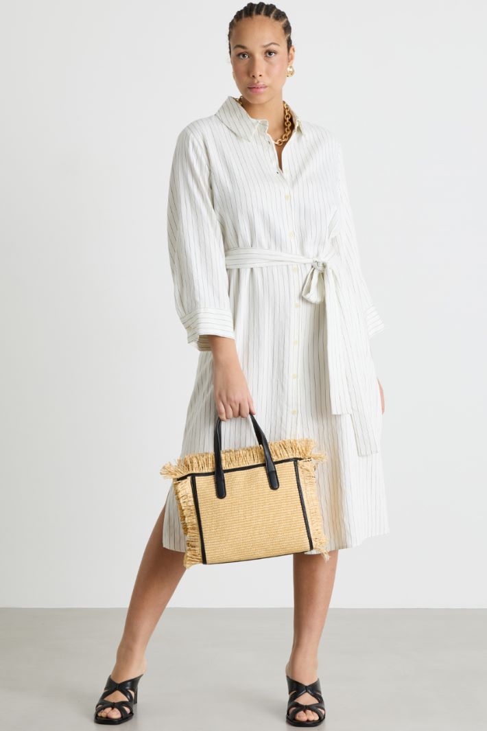 Pinstripe shirt dress Intrend