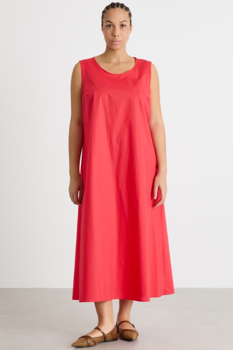 Abito ad A in popeline