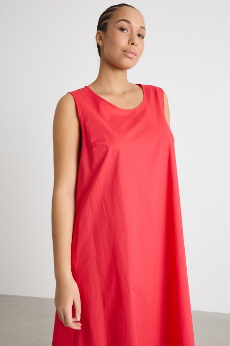 Abito ad A in popeline