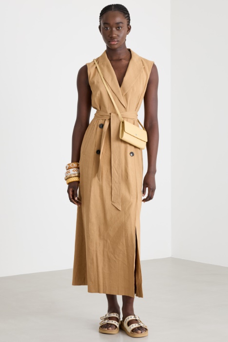 Abito smanicato robe manteau Intrend