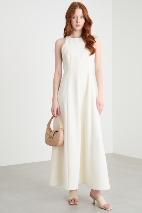 Matte satin maxi dress Intrend