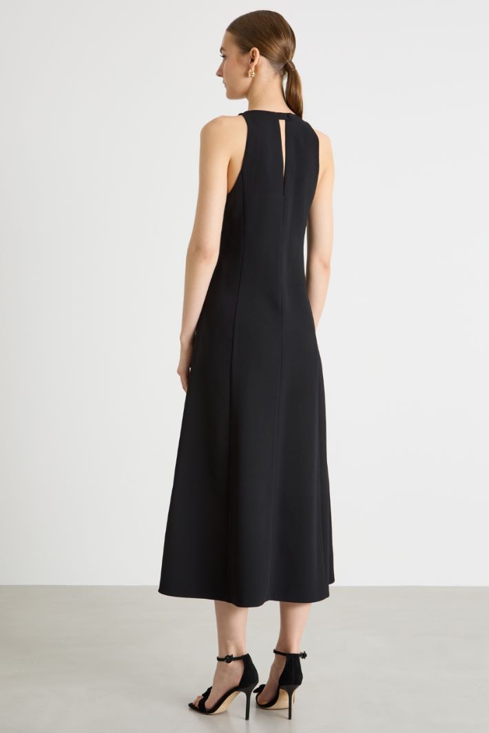 Matte satin maxi dress Intrend - 4