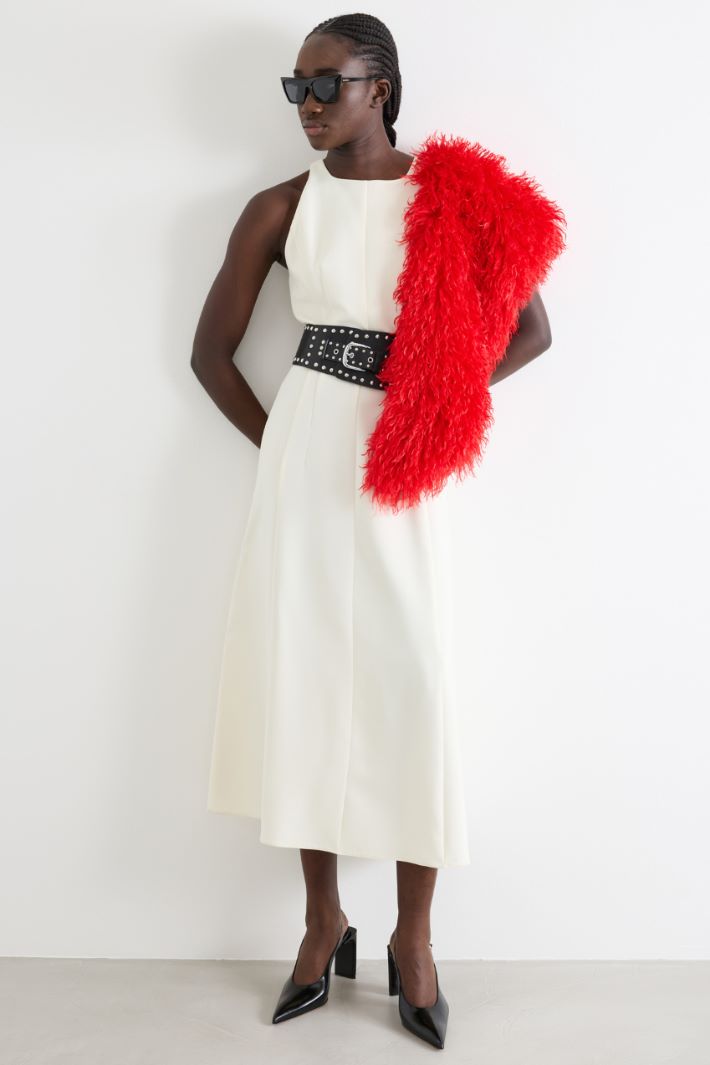 Maxi dress in raso Intrend