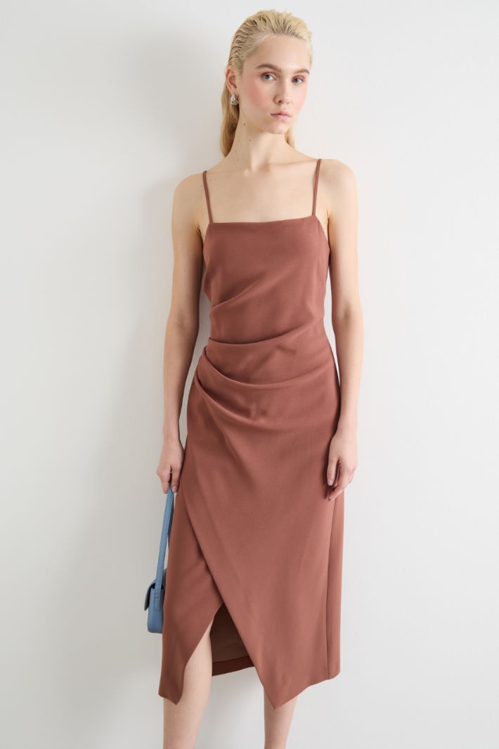 Abito in raso con spacco Intrend - 2