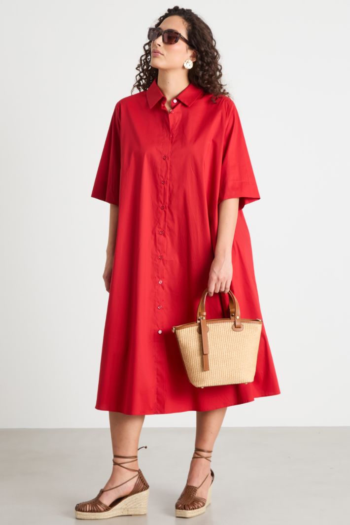 Pleated shirt dress Intrend