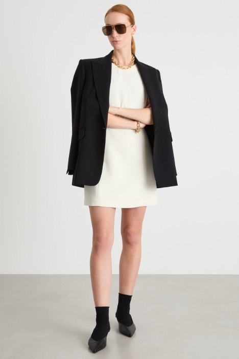 Short Crepe Dress Intrend