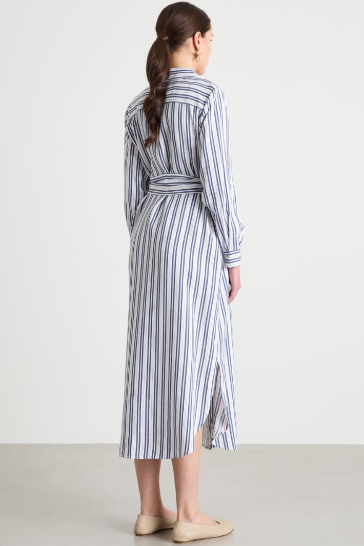 Shirt dress with slits Intrend - 4