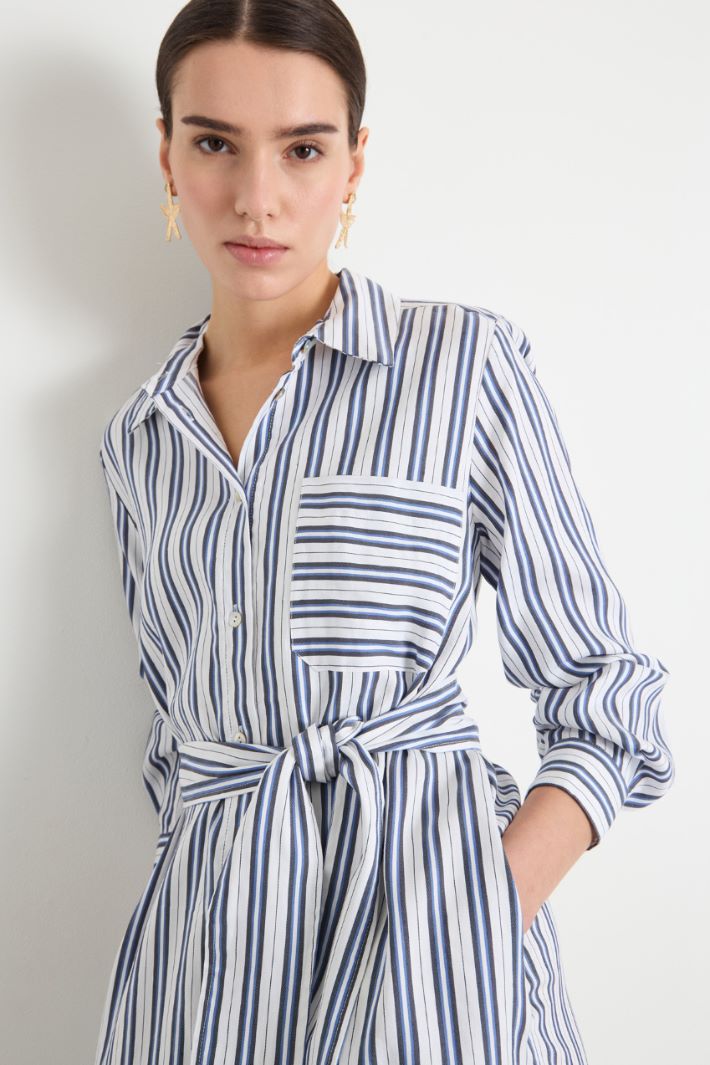 Shirt dress with slits Intrend - 3