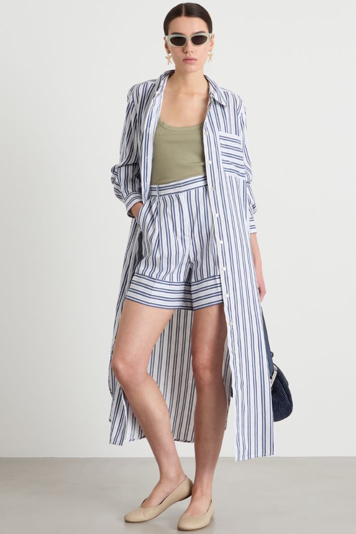 Shirt dress with slits Intrend
