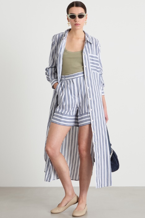 Shirt dress with slits Intrend