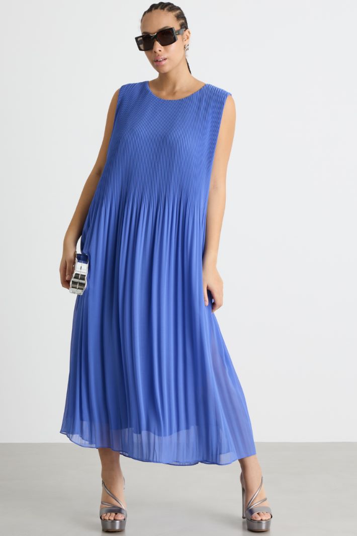 Abito in georgette plissé Intrend