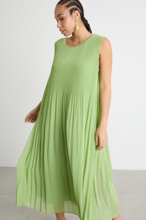 Abito in georgette plissé