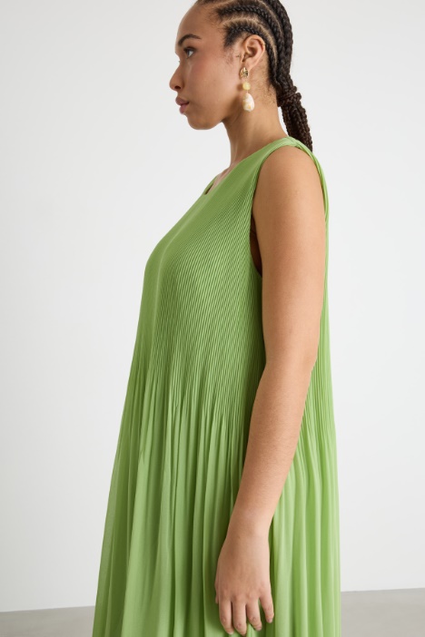 Abito in georgette plissé