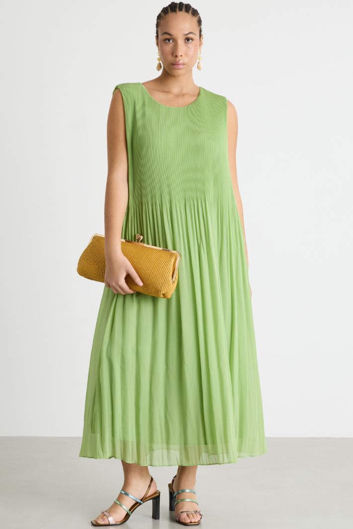 Abito in georgette plissé Intrend