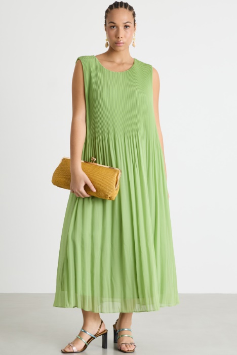 Abito in georgette plissé Intrend