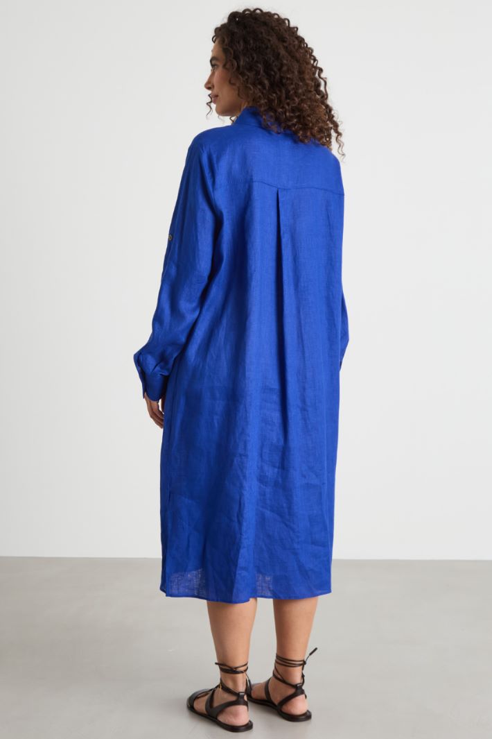 Long-sleeved shirt dress Intrend - 4