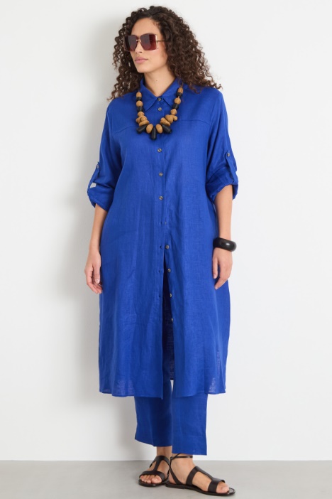 Long-sleeved shirt dress Intrend