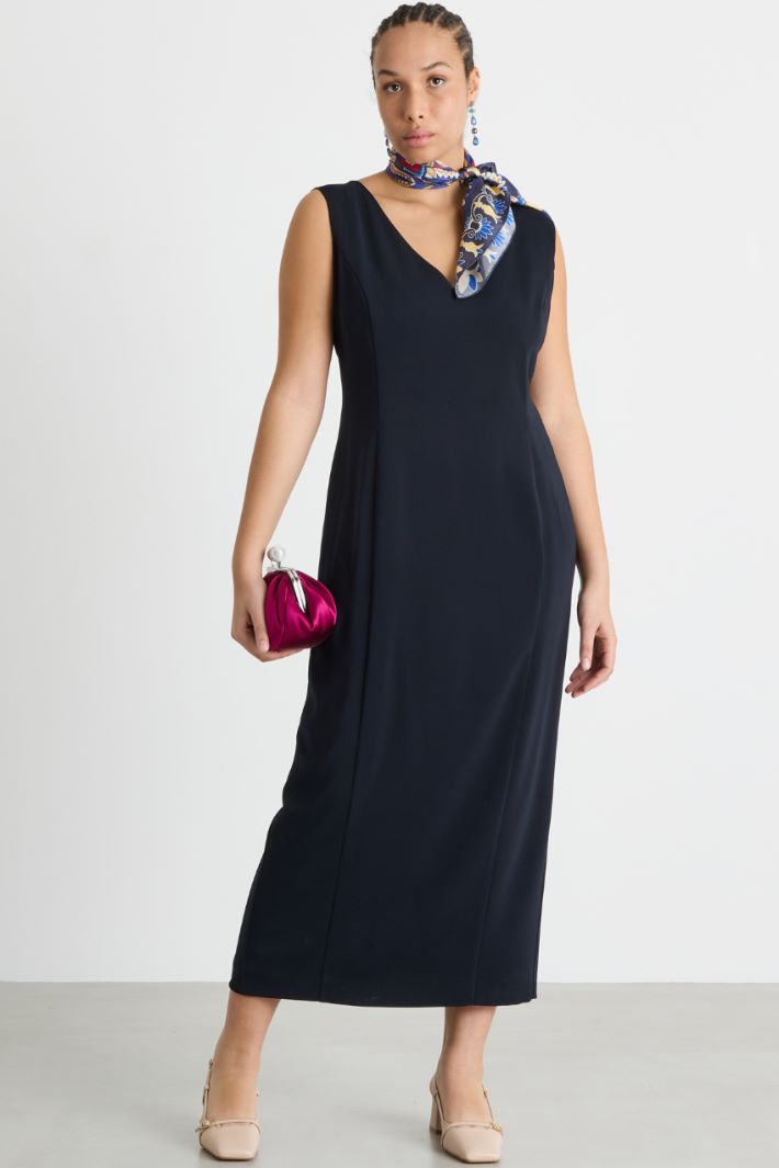 Crêpe Sheath Dress Intrend