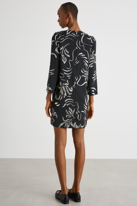 Abito corto stampato