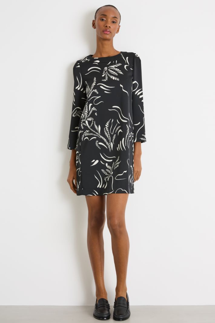 Printed satin dress Intrend - 2