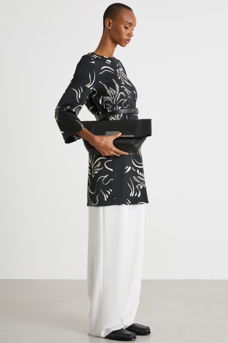 Printed satin dress Intrend