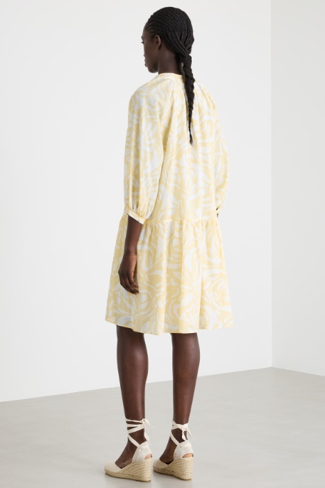 Abito in mussola stampata