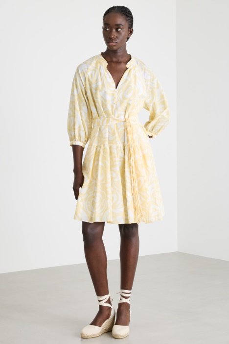 Abito in mussola stampata